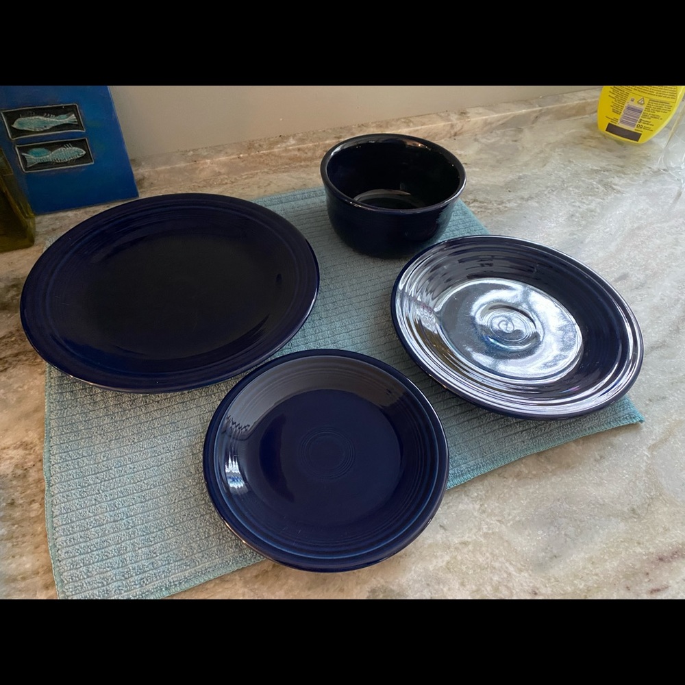 Retired Fiestaware Cobalt Set